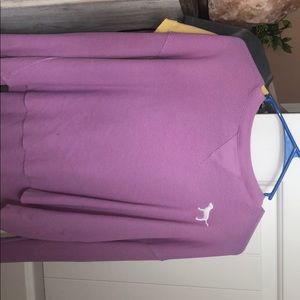 Long sleeve purple shirt from pink